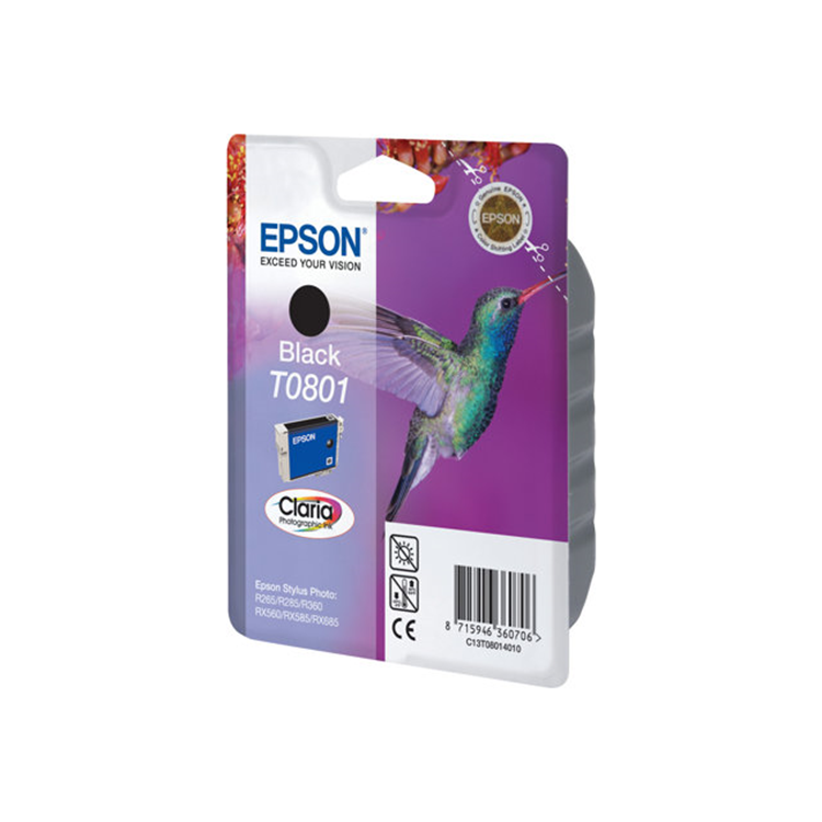 Ink Cartridge T0801 Black Blister