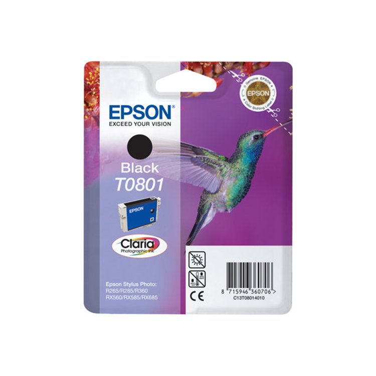 Ink Cartridge T0801 Black Blister Ink Cartridge T0801 Black Blister