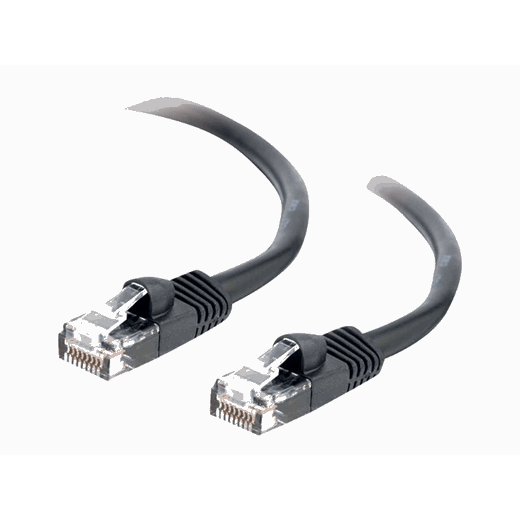 Cbl/10M Mlded/Btd Black CAT5E PVC UTP P