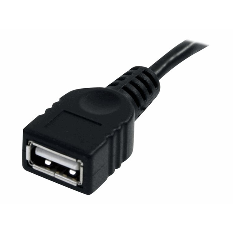 6FT BLACK USB 2.0 EXTENSION CABLE A