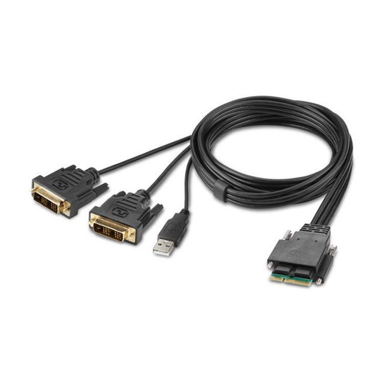 2-Port Dual Head DVI Modular Secure KVM