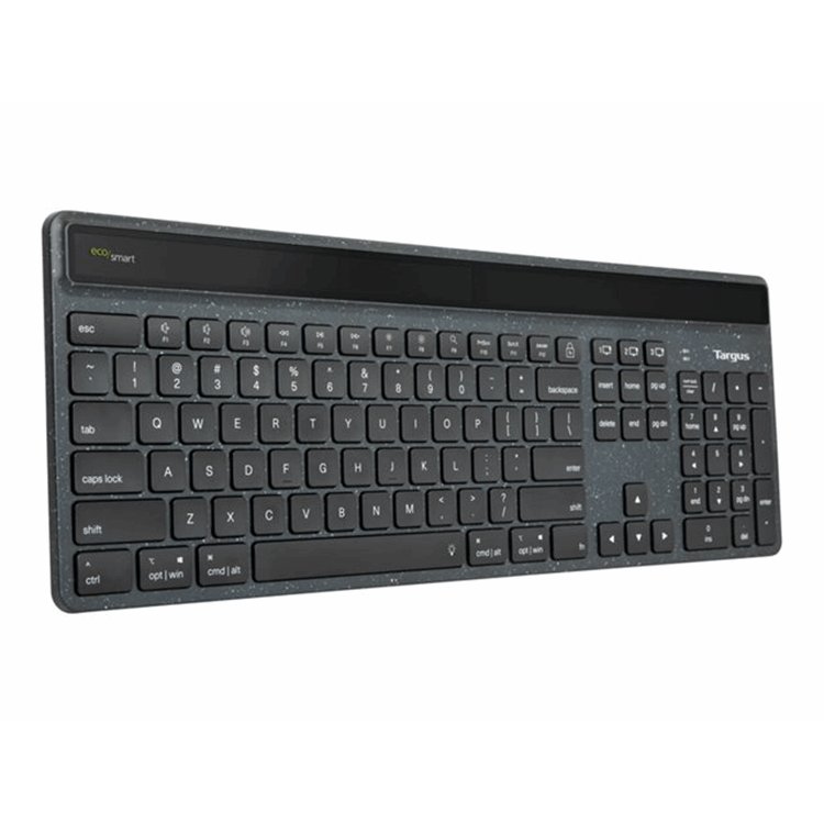 EcoSmart Energy Harvesting Antimicrobial Bluetooth Keyboard (NO)