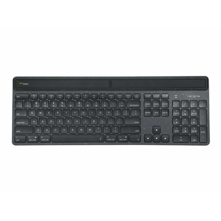 EcoSmart Energy Harvesting Antimicrobial Bluetooth Keyboard (NO)