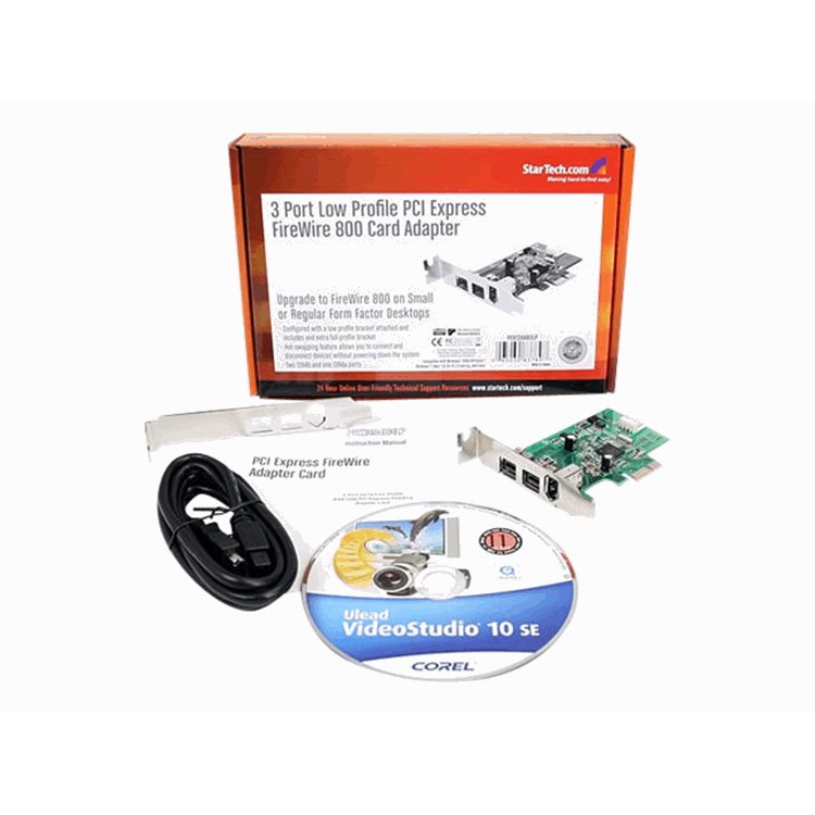 3 PORT 2B 1A LOW PROFILE 1394 PCI-E FI