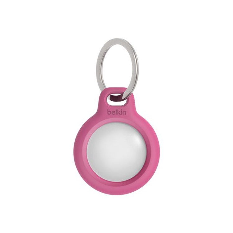 BELKIN AirTag Holder with Keyring Pink