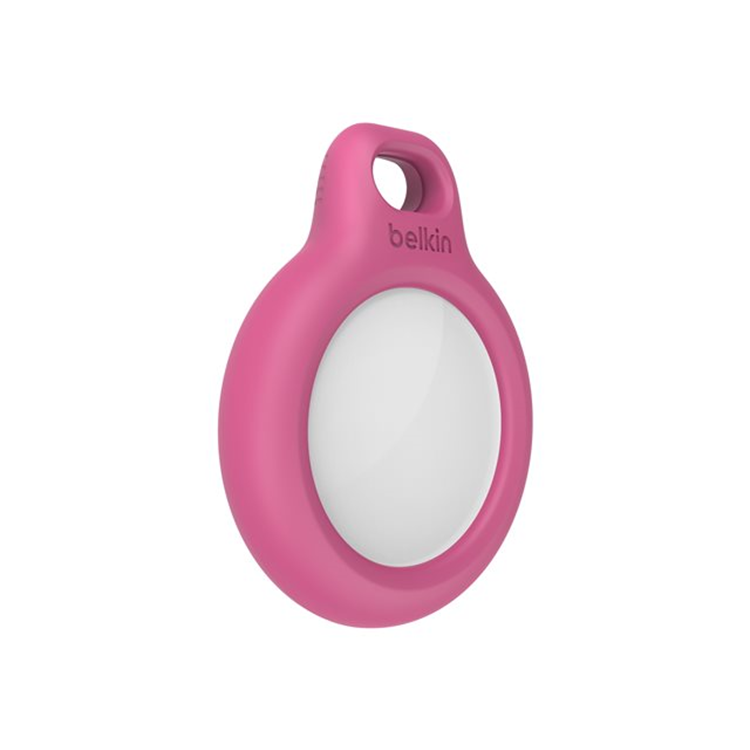 BELKIN AirTag Holder with Keyring Pink