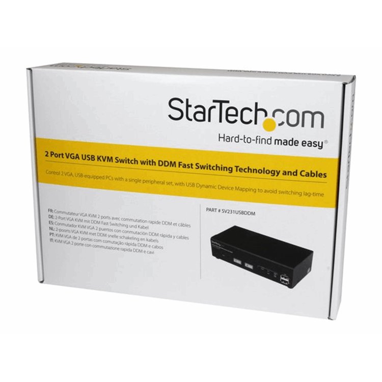 2 Port USB VGA KVM Switch with DDM 2 Port USB VGA KVM Switch with DDM