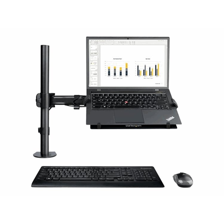 Laptop Desk Mount Monitor & Laptop Arm