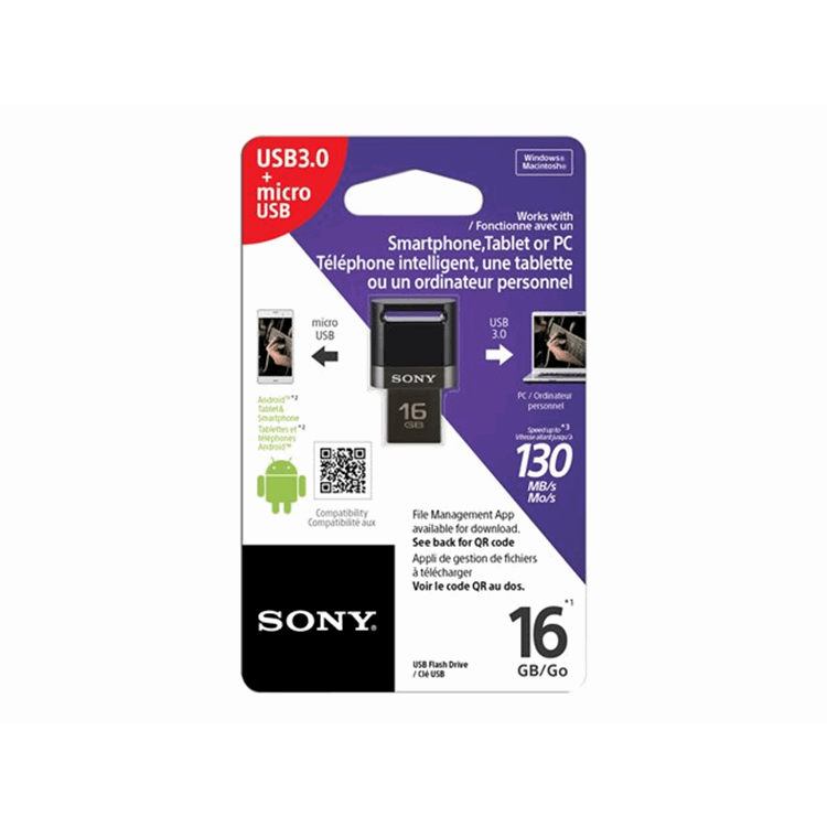 MicroVault OTG SA3 Black 16GB