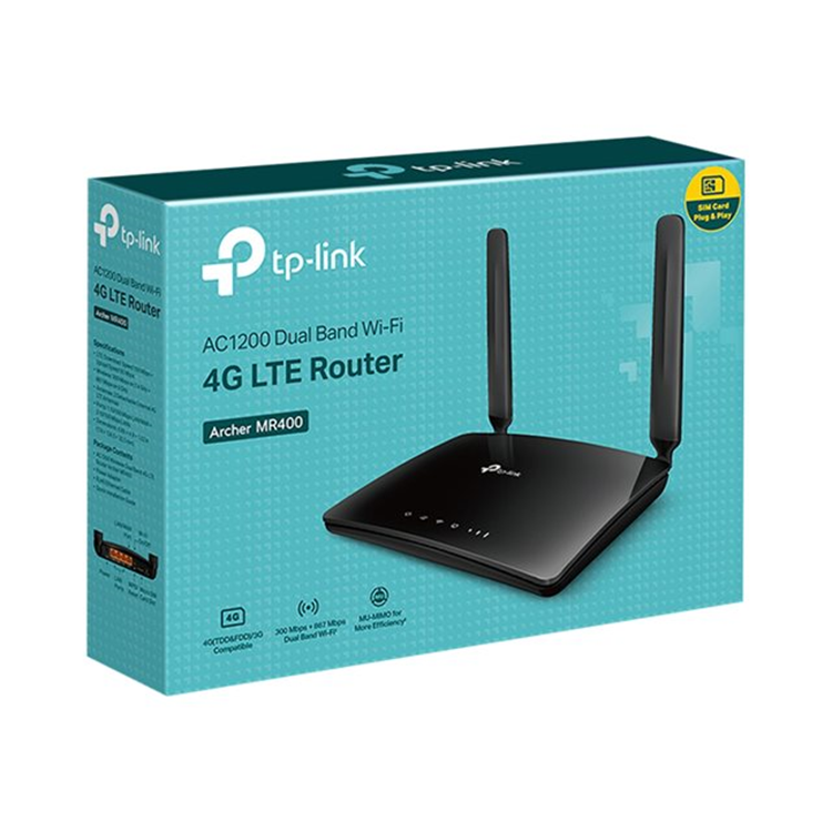 AC1200 Wireless Dual Band 4G LTE Router