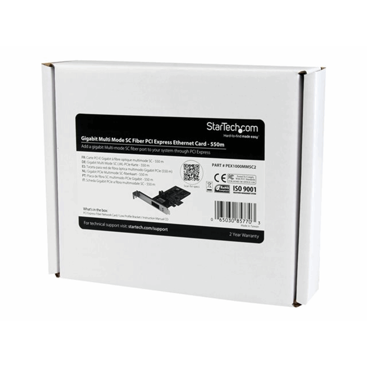 PCIe Gigabit SC Fiber Network Card