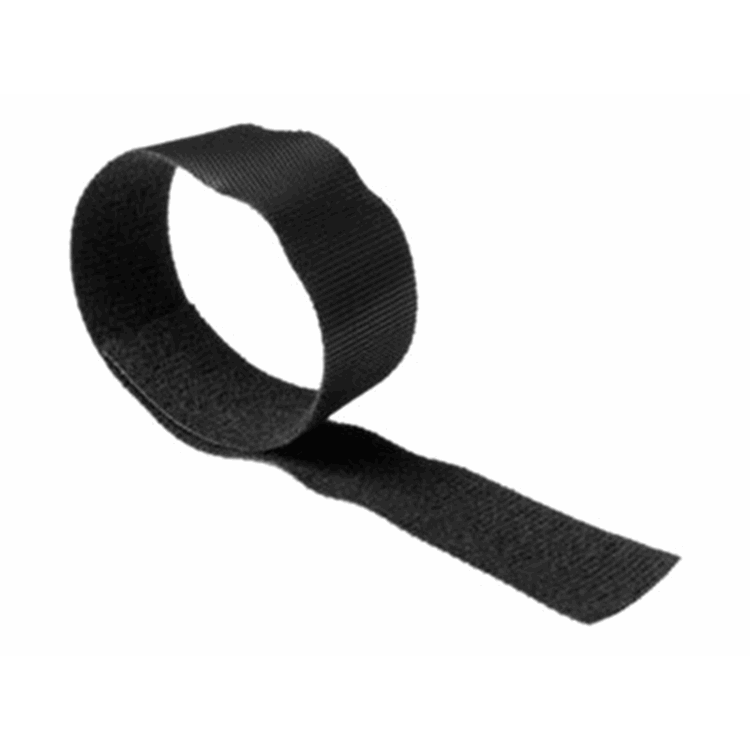 Ct4009 klittenband 15mm zwart 10mtr. Rol 10 mtr