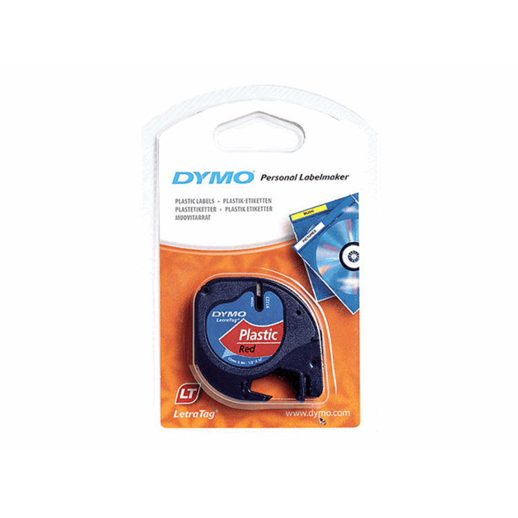Tape/Plastic Red 12mx4mm f LetraTag