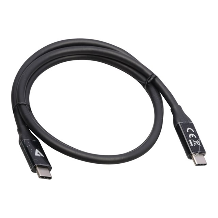 USB 4.0 Cable 0.8M Black USB 4.0 Cable