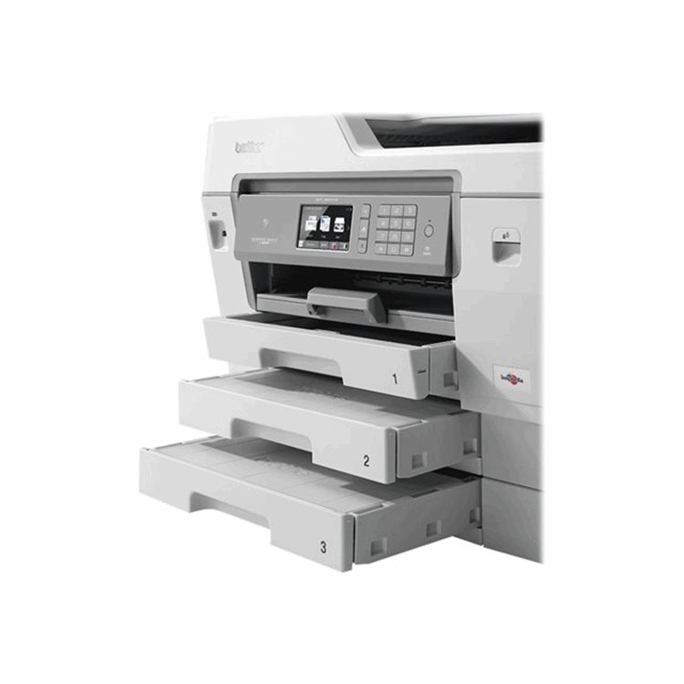 MFC-J6947DW ADF A3 33K6.35/27 ppm (Z/W/Kleur). 1200x4800 dpi. 512MB. USB 2.0 LCD touchscreen. LAN/WL