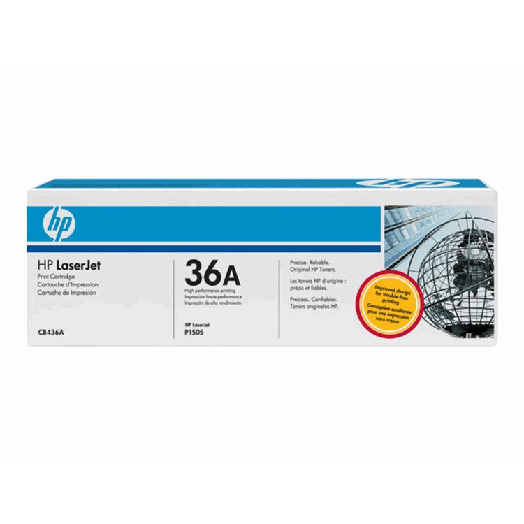HP LASERJET CB436A BLACK PRINT CARTRIDGE (2K) FOR LJ P1505
