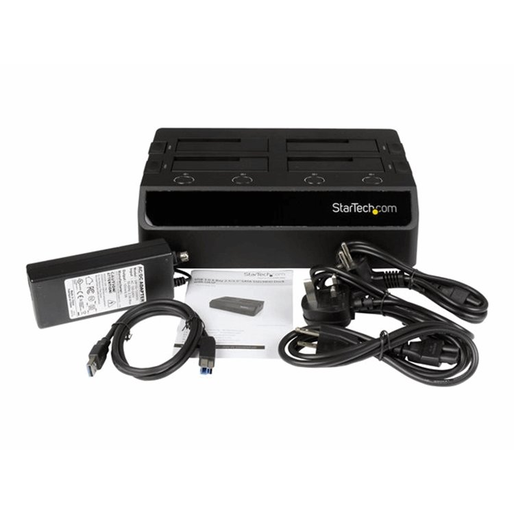 USB 3.0 to 4-Bay HDD Dock w/ UASP & Fans USB 3.0 to 4-Bay HDD Dock w/ UASP & Fans