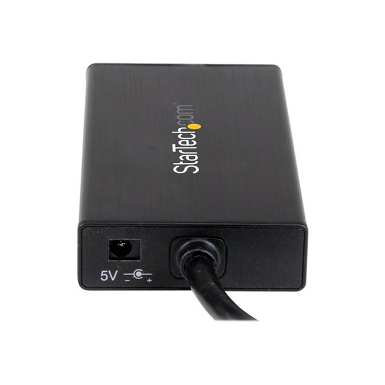 Portable USB 3.0 Hub w/ Gigabit Ethernet