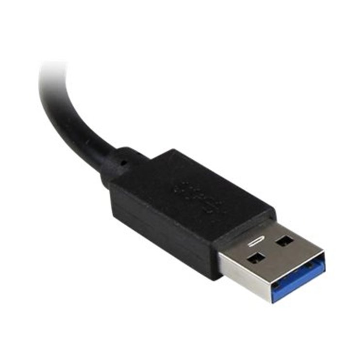 Portable USB 3.0 Hub w/ Gigabit Ethernet