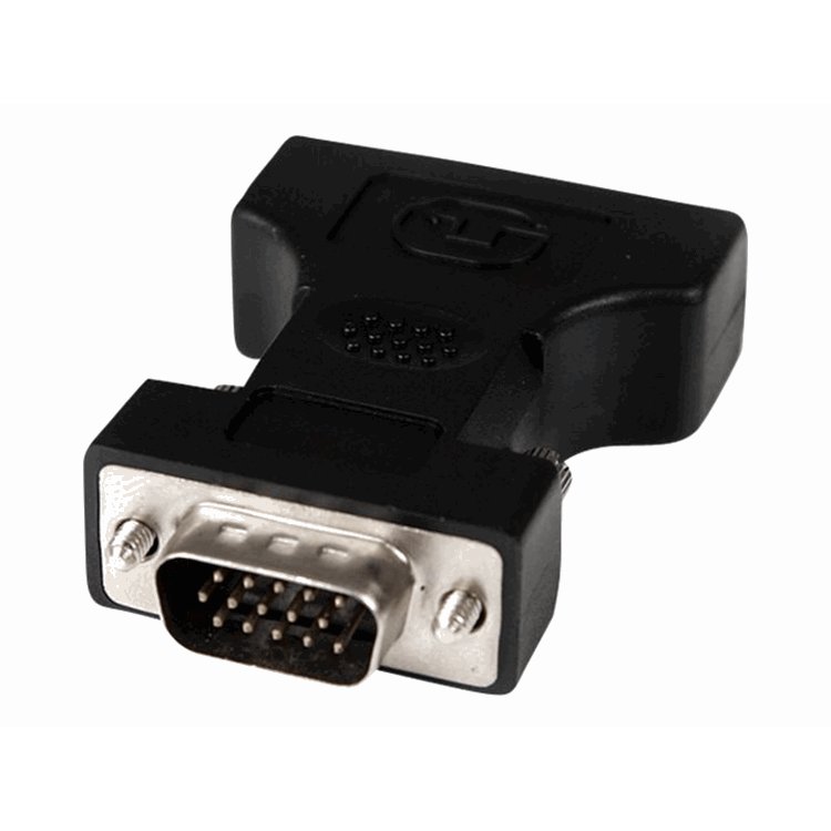 Black DVI to VGA Cable Adapter - F/M