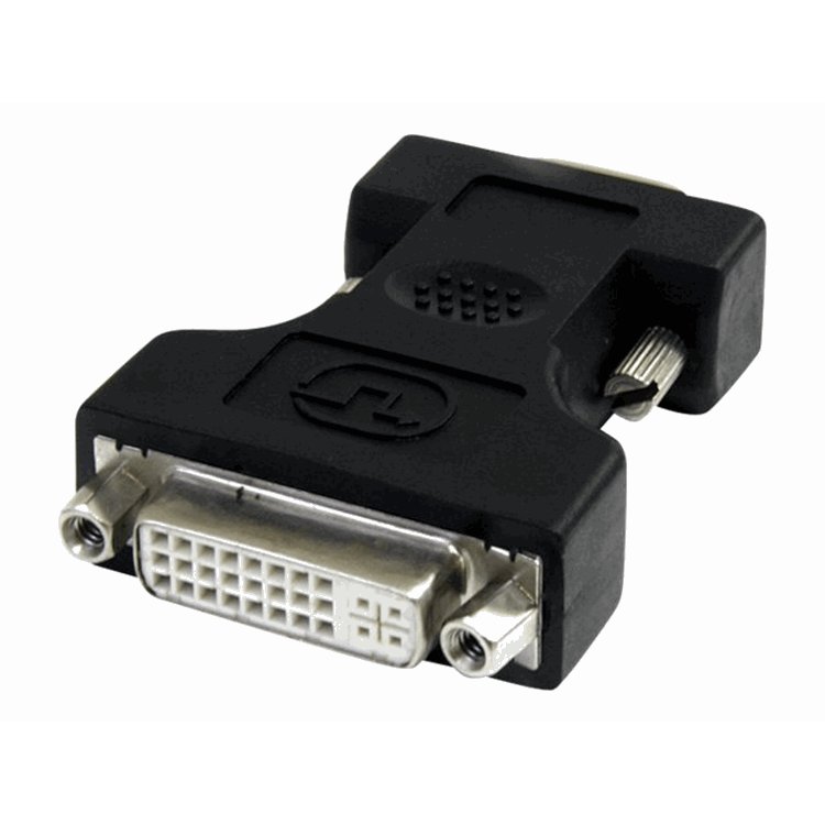 Black DVI to VGA Cable Adapter - F/M