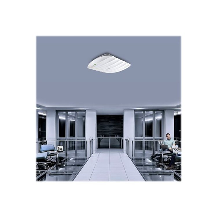 AC1350 Wireless Dual Band Gigabit Ceiling Mount Access Point Qualcomm 450Mbps at 2.4GHz + 867Mbps at
