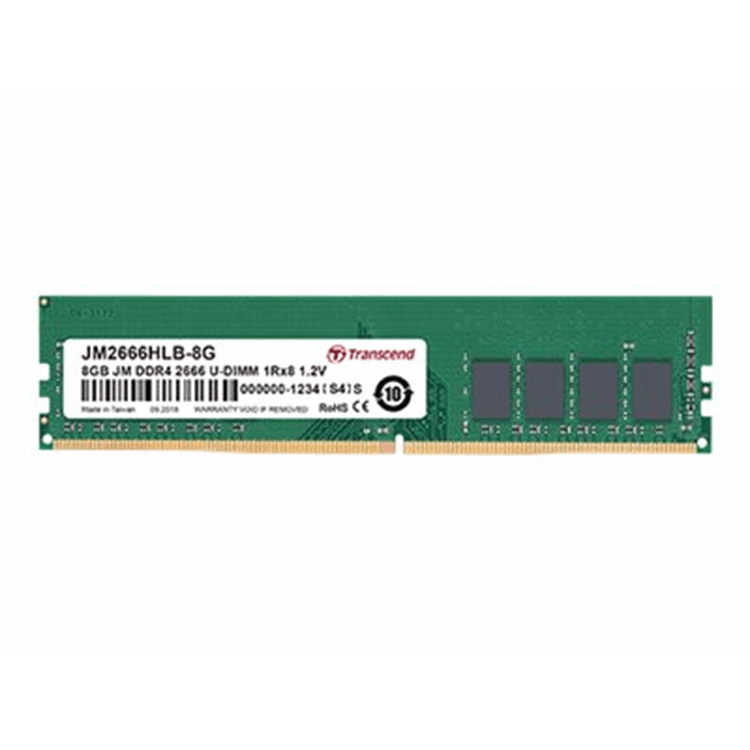 16GB JM DDR4 2666Mhz U-DIMM 2Rx8 1Gx8 CL