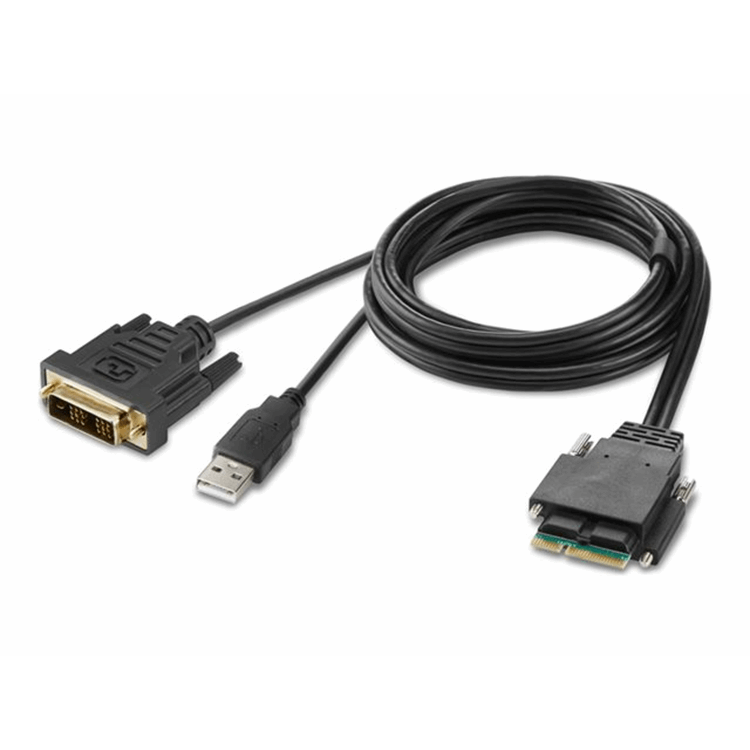 2-Port Single Head DVI Modular Secure KV