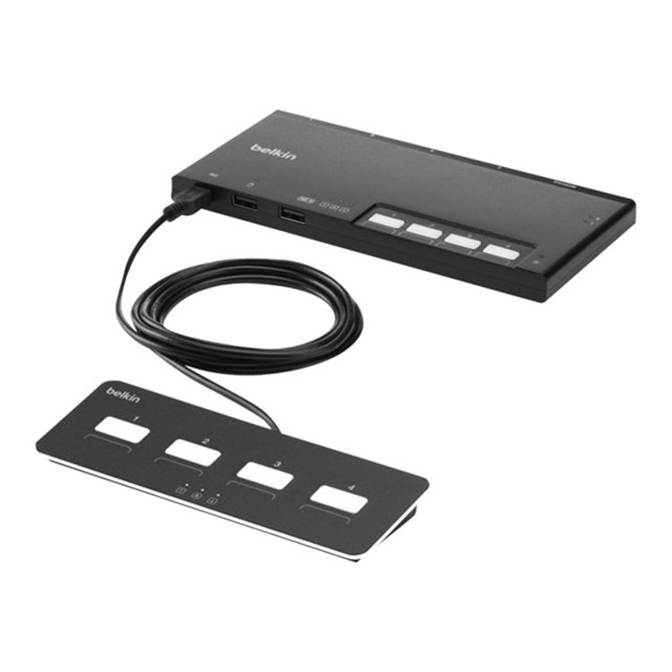 4-Port Dual Head Base Modular Secure KVM 4-Port Dual Head Base Modular Secure KVM