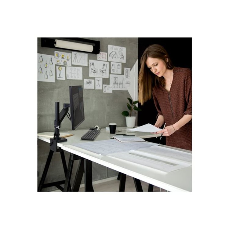 Ergotron NX Monitor Arm Black