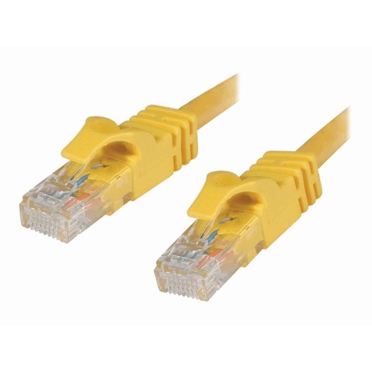 Cbl/0.5M Yellow CAT6 PVC Snagless UTP
