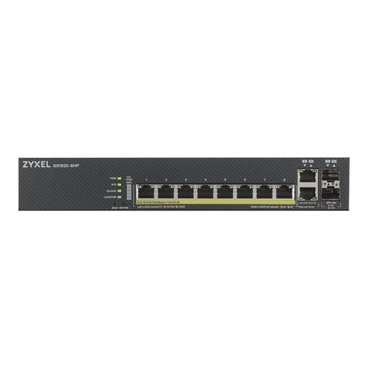 GS1920-8HPv2 10 Port Smart Switch