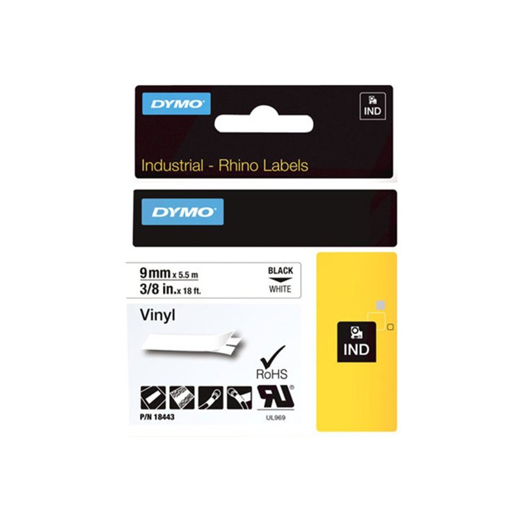 RHINO TAPE VINYL 9MM WIT
