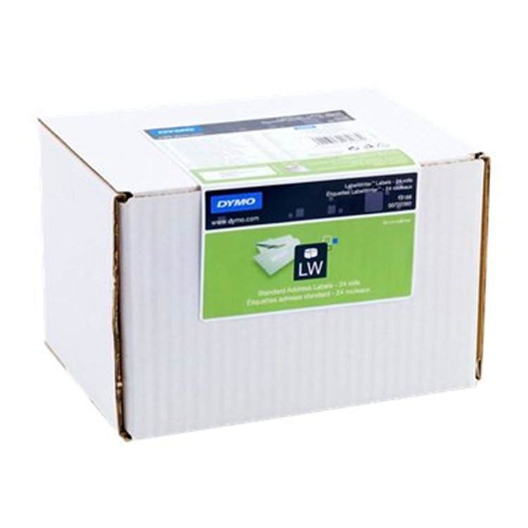 LW ADRESETIKET WIT 28*89MM (24X130)