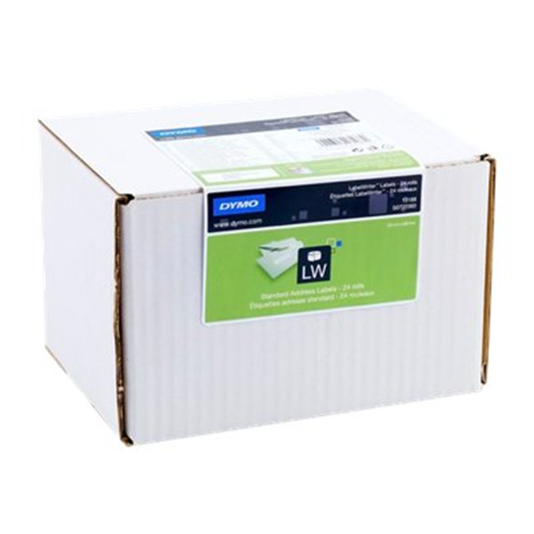 LW ADRESETIKET WIT 28*89MM (24X130)