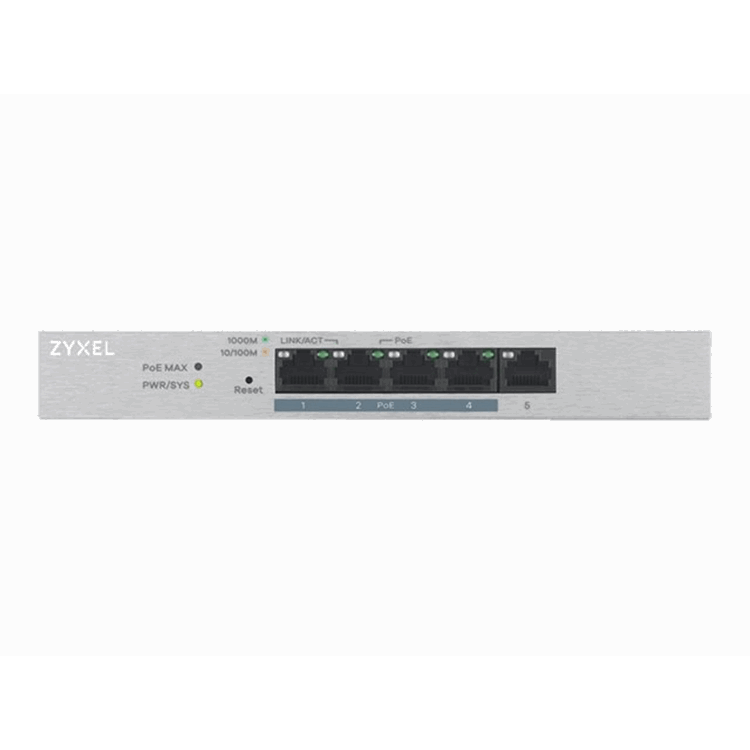 Zyxel GS1200-5HP V2 5 Port Gigabit PoE+