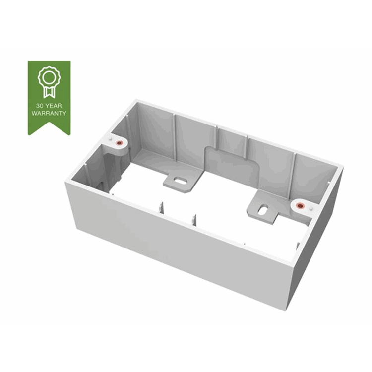 VISION Techconnect 2-Gang Backbox