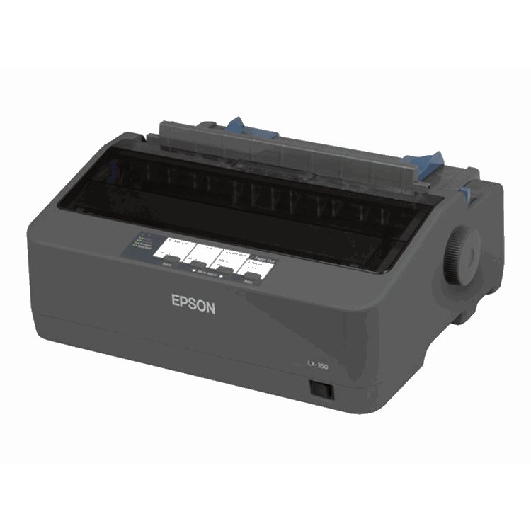 LX-350 Dot matrix printer. 9 pins. 80 column. original + 4 copies. 347 cps HSD (10 cpi). Epson ESC/P