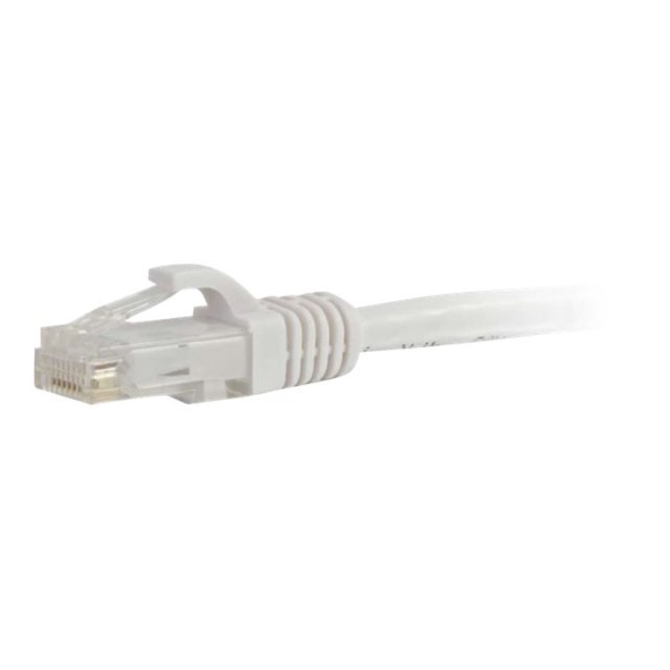 Cbl/2M White CAT6 PVC Snagless UTP Patch