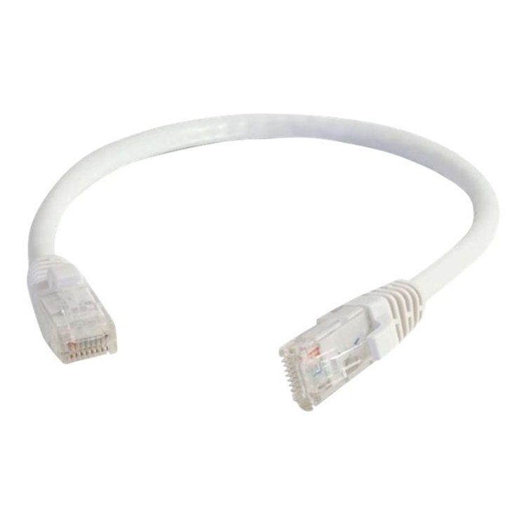 Cbl/2M White CAT6 PVC Snagless UTP Patch