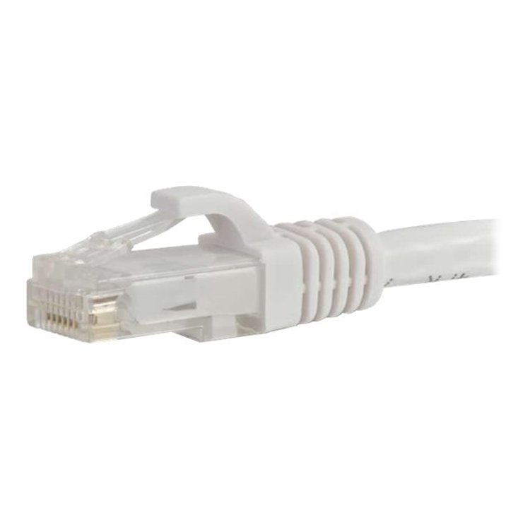 Cbl/3M White CAT6 PVC Snagless UTP Patch