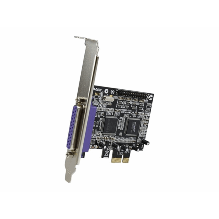 2 Port PCI Express PCIe Parallel Adapter