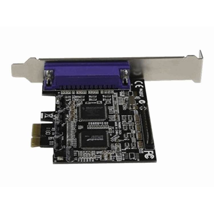 2 Port PCI Express PCIe Parallel Adapter