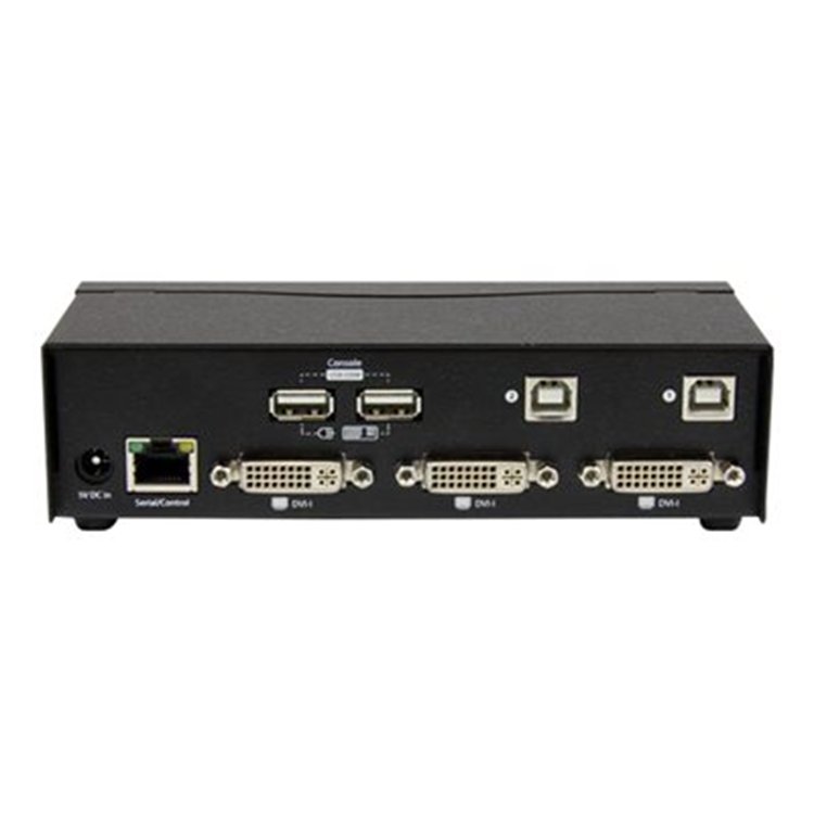 2 Port USB DVI KVM Switch with DDM Fast