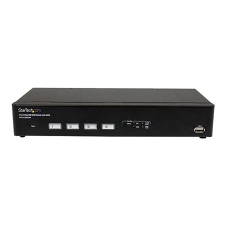 4 Port USB VGA KVM Switch with DDM Fast