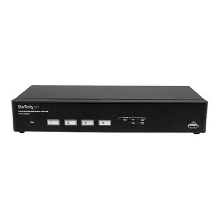 4 Port USB VGA KVM Switch with DDM Fast