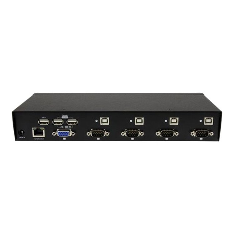 4 Port USB VGA KVM Switch with DDM Fast