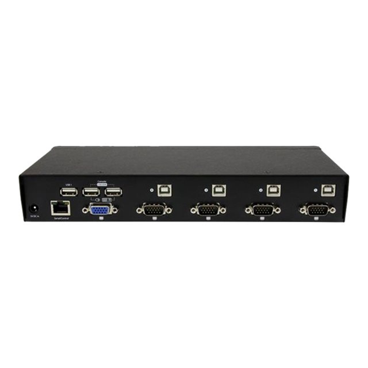 4 Port USB VGA KVM Switch with DDM Fast