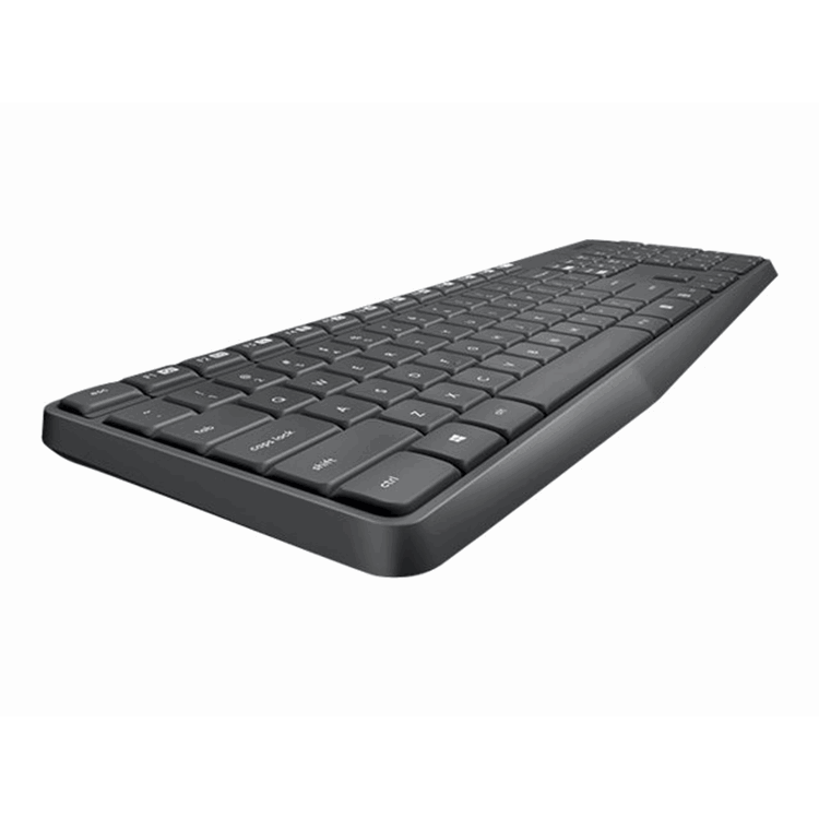 MK235 Wireless Keyboard and Mouse Combo-GREY-NLB-2.4GHZ-CENTRAL-(GREY KEYS GREYBTM)