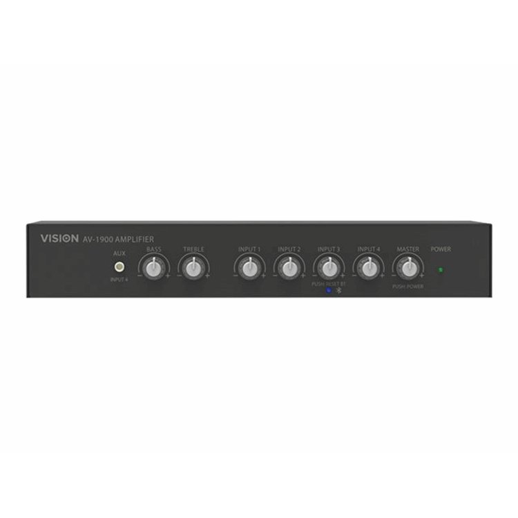 VISION 2x50w Mixer Amplifier - 4 inputs